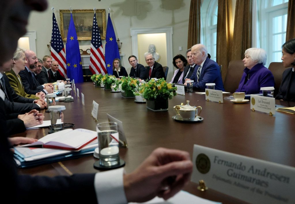 Ουάσιγκτον: Σύνοδος Κορυφής μεταξύ ΗΠΑ και ΕΕ για το Μεσανατολικό – Το κοινό ανακοινωθέν