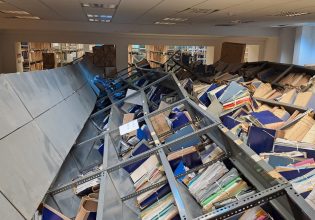 Εφετείο: Δύο τραυματίες από κατάρρευση ραφιών με δικογραφίες