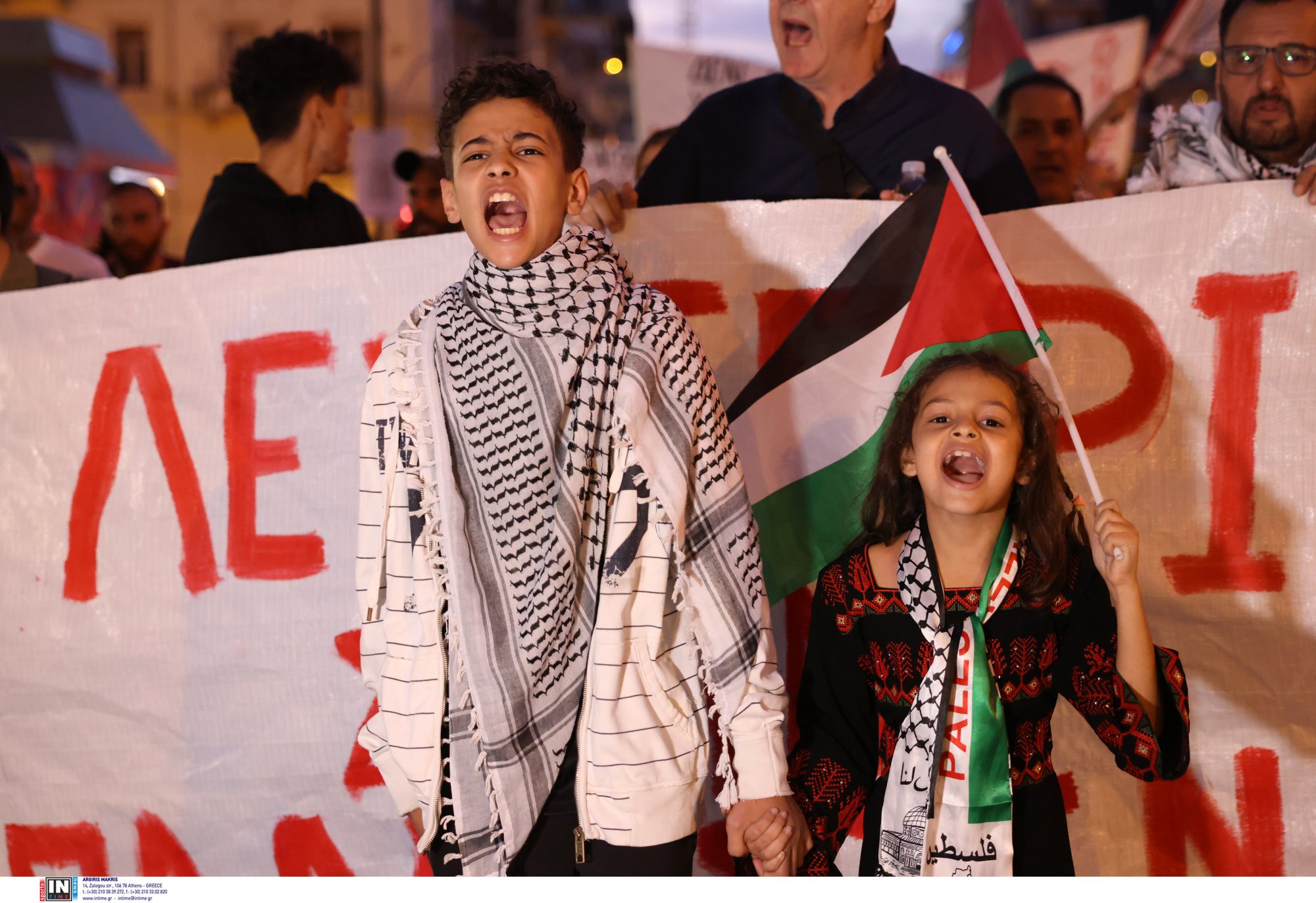 «Λευτεριά στην Παλαιστίνη»: Πορεία Παλαιστίνιων και οργανώσεων της Αριστεράς στη Θεσσαλονίκη