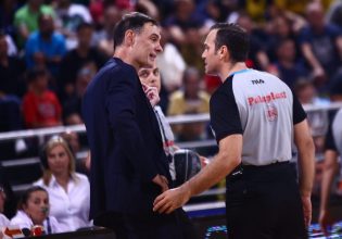 Έξαλλος ο Μπαρτζώκας με την διαιτησία στο Αλεξάνδρειο