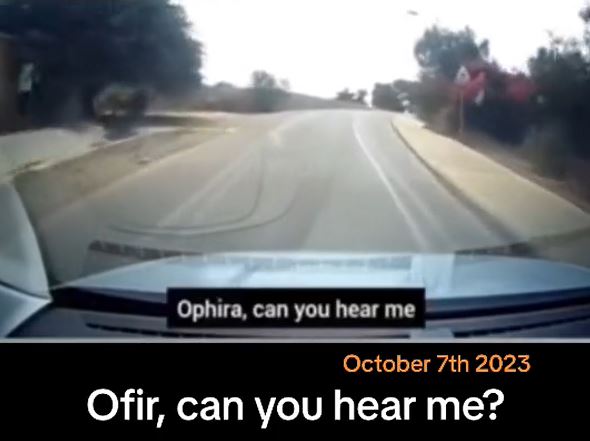 Ισραήλ: Συγκλονιστικό βίντεο – Πατέρας οδηγεί για να σώσει την κόρη του εν μέσω πυροβολισμών της Χαμάς