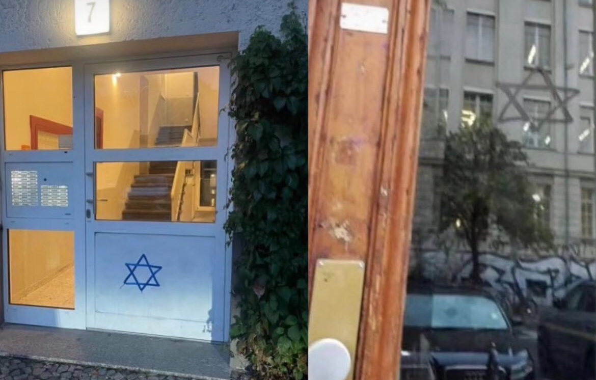 Γερμανία: Σημαδεύουν εξώπορτες Εβραίων με το Αστέρι του Δαβίδ - Δείτε φωτογραφίες