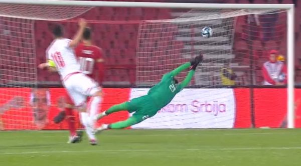 Εντυπωσιακό γκολ του Γιόβετιτς κόντρα στη Σερβία! (vid)