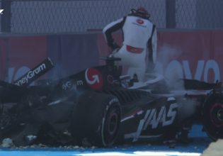 Formula 1: Τρομακτικό ατύχημα για Μάγκνουσεν στο Μεξικό – Πήρε φωτιά το μονοθέσιο, διακόπηκε ο αγώνας