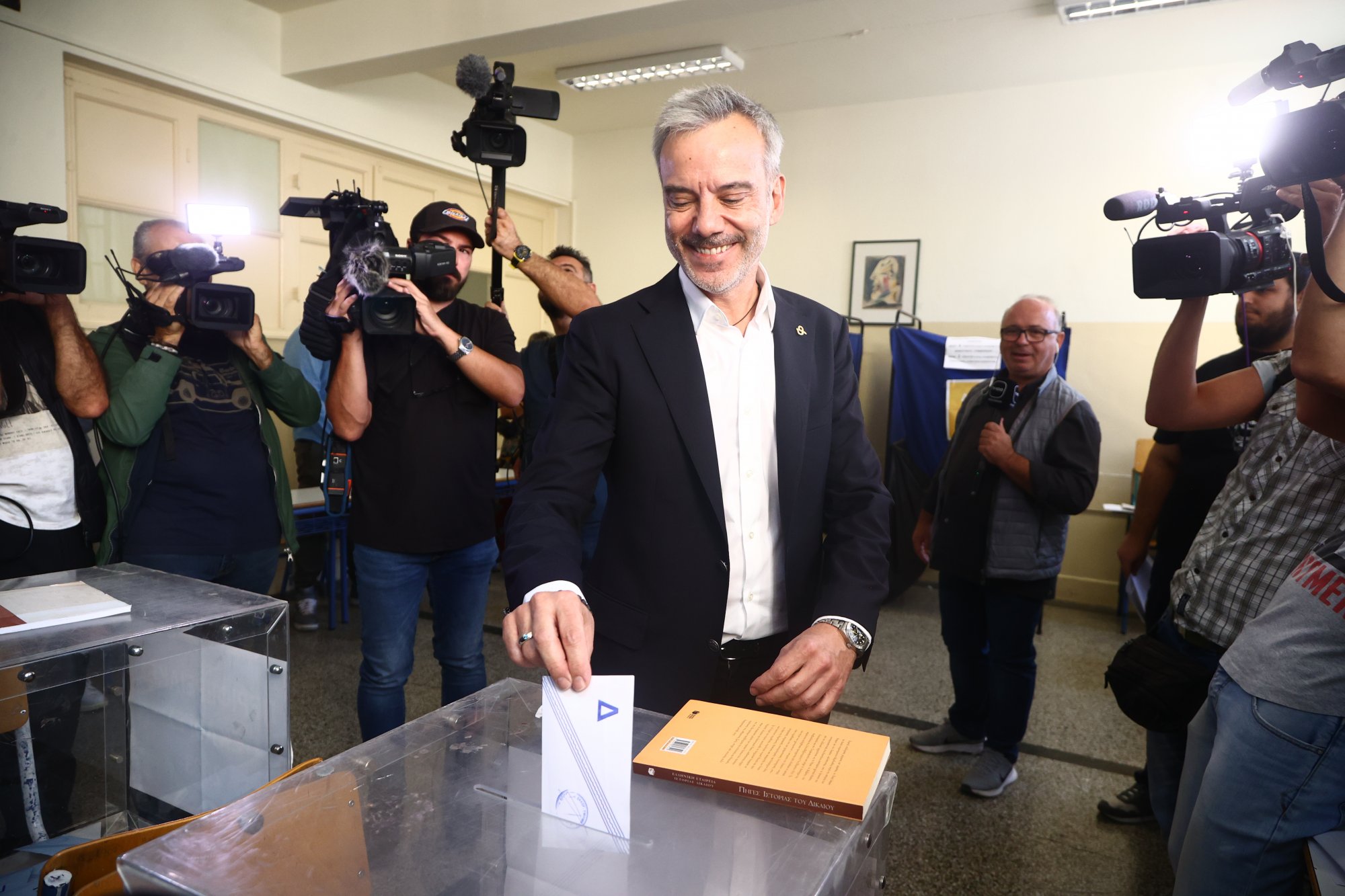Αυτοδιοικητικές εκλογές: Ψήφισε ο δήμαρχος Θεσσαλονίκης, Κωνσταντίνος Ζέρβας