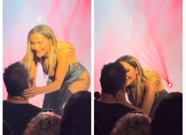 Το τρυφερό φιλί της Δέσποινας Βανδή στον Βασίλη Μπισμπίκη – «Σε αγαπώ»