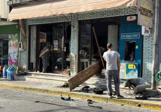 Ληστεία στο Πεταλίδι: Ανατίναξαν ATM έξω από φούρνο και άρπαξαν περισσότερα από 200 χιλιάδες ευρώ