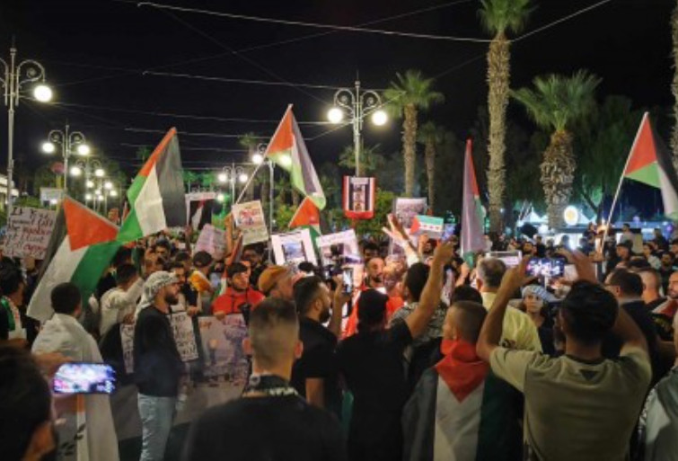 Κύπρος: Συγκέντρωση αλληλεγγύης στον λαό της Παλαιστίνης στη Λάρνακα