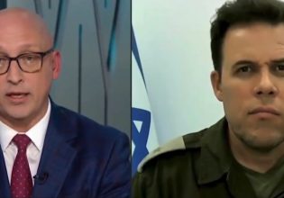 Οργισμένος ο εκπρόσωπος του Ισραηλινού Στρατού σε συνέντευξη: «Οι άμαχοι στη Γάζα δεν κινδυνεύουν»