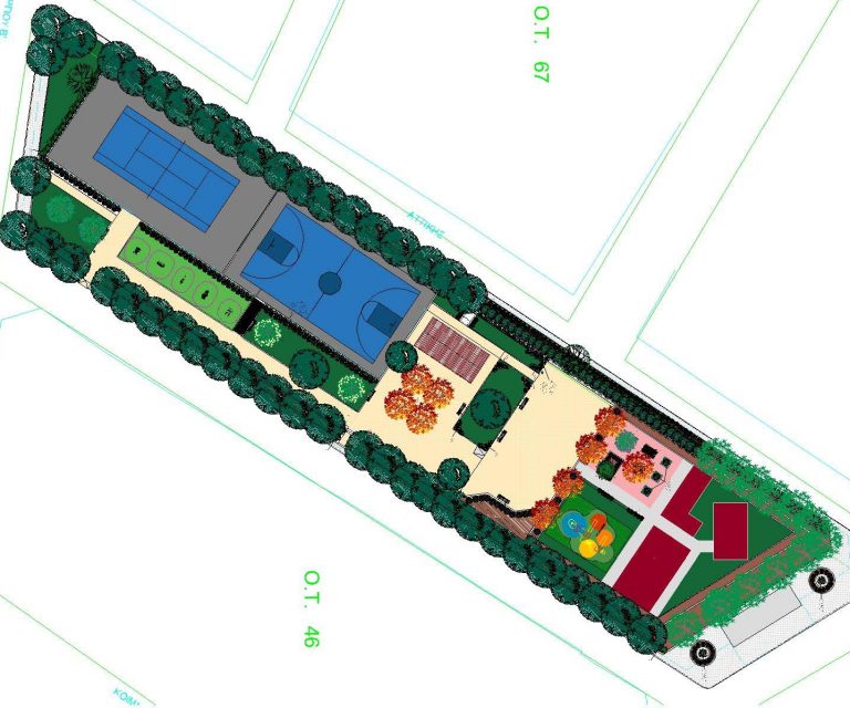 Αλλάζει όψη κεντρική πλατεία στην Παιανία