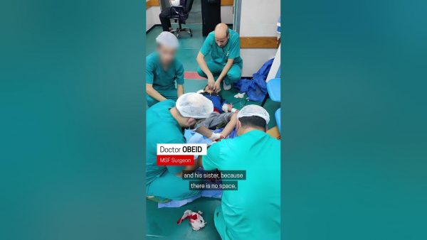 Γάζα: Συγκλονιστική περιγραφή χειρουργού που ακρωτηρίασε παιδί στο πάτωμα χωρίς την κατάλληλη αναισθησία