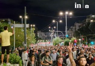 Μαζική πορεία υπέρ της Παλαιστίνης στην Αθήνα – Κατευθύνεται στην πρεσβεία του Ισραήλ