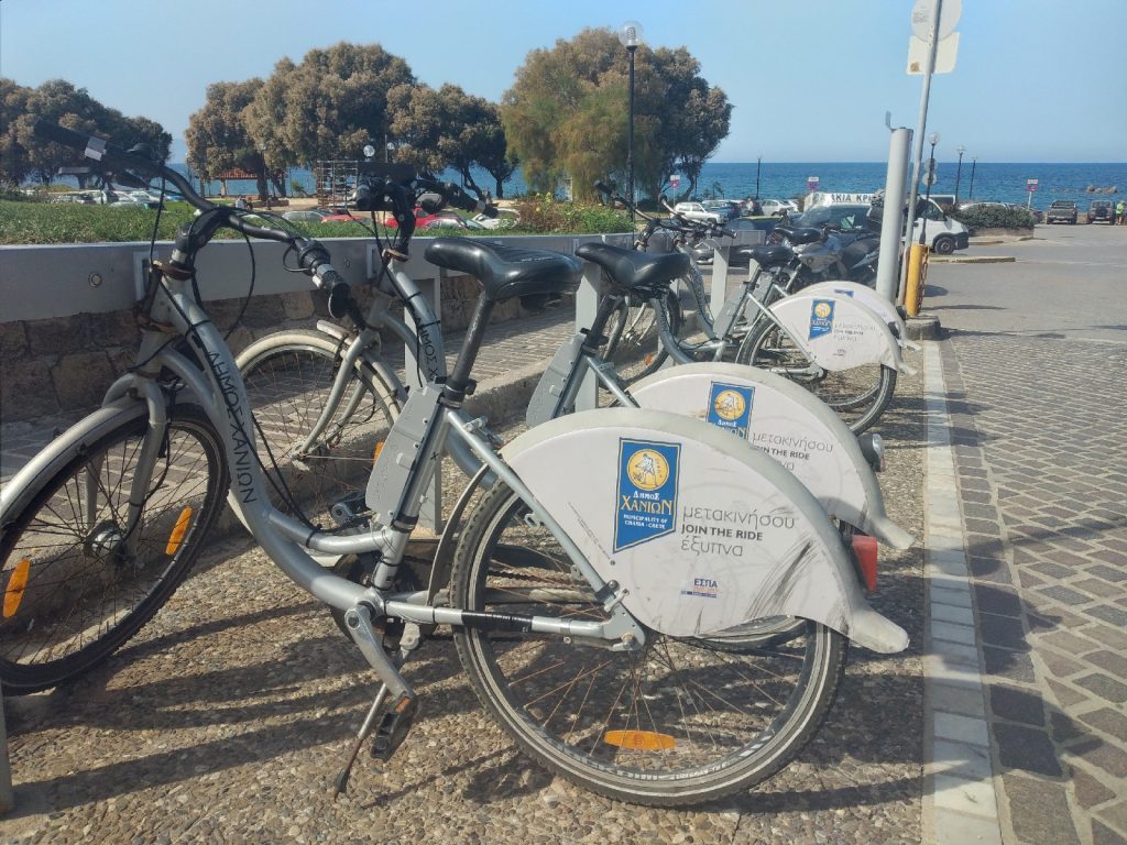 Ποδήλατα με αισθητήρες στα Χανιά