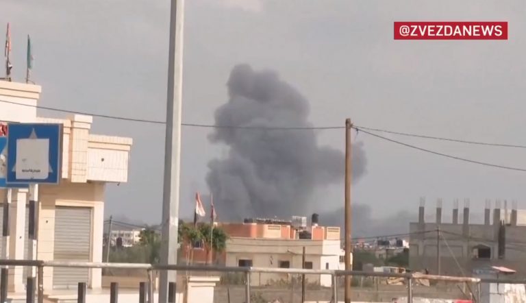 Ισραήλ-Χαμάς: Βίντεο μετά την έκρηξη κοντά στο πέρασμα της Ράφα