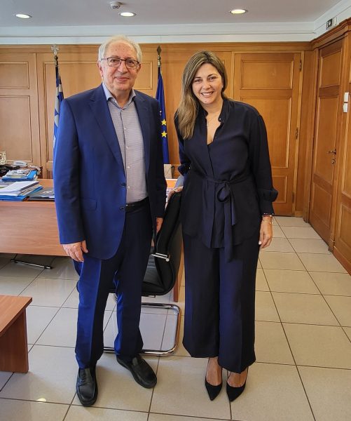 Συνάντηση Σοφίας Ζαχαράκη με τον Δήμαρχο Αμαρουσίου