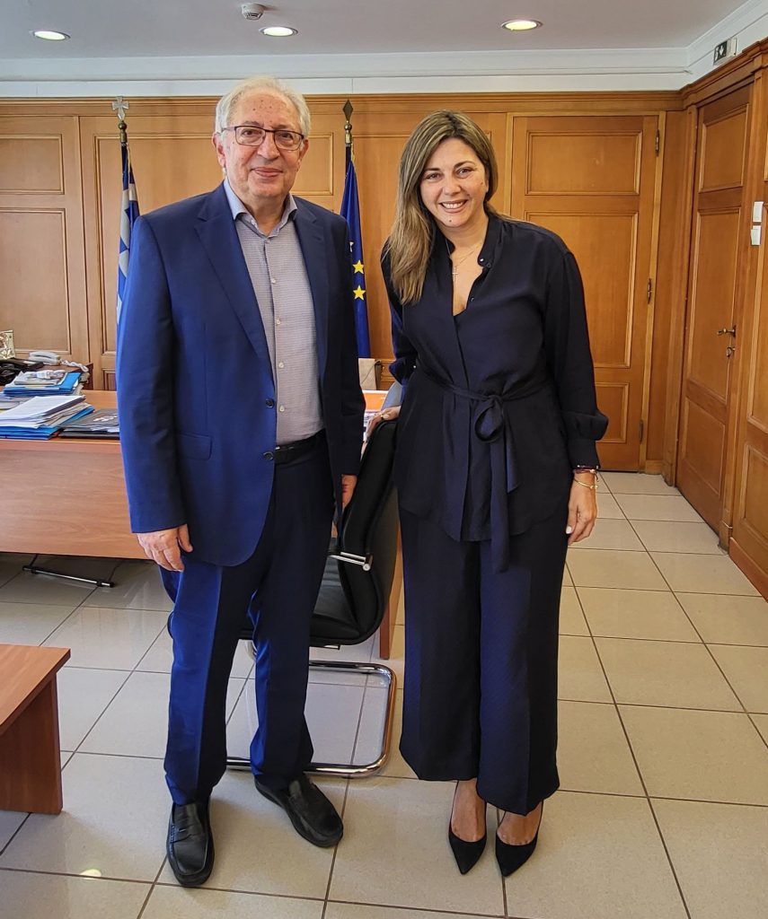 Συνάντηση Σοφίας Ζαχαράκη με τον Δήμαρχο Αμαρουσίου