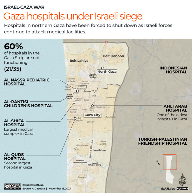 Live οι εξελίξεις σε Γάζα και Ισραήλ: Εντός του νοσοκομείου Αλ Σίφα τα ισραηλινά στρατεύματα