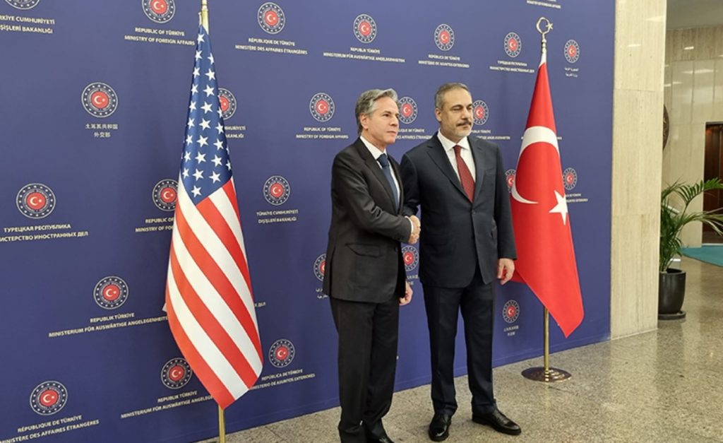 Τουρκία: Έληξε δίχως κοινές δηλώσεις η συνάντηση Μπλίνκεν – Φιντάν – Τι ζήτησε η Άγκυρα