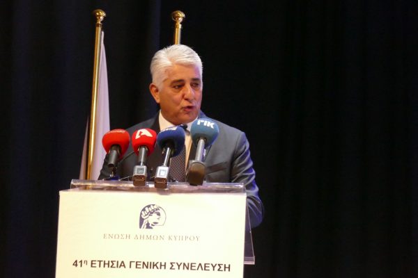 Ο γ.γ. της ΚΕΔΕ Δ. Καφαντάρης στη 41η Γενική Συνέλευση της Ένωσης Δήμων Κύπρου