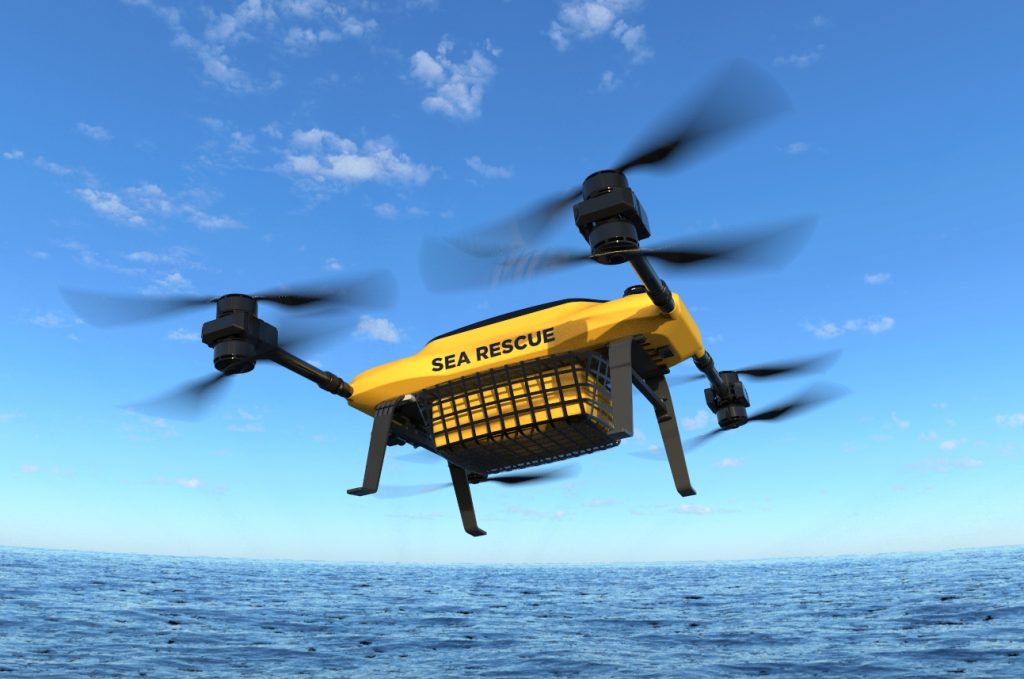 Tα drones που «καθαρίζουν» τις ακτές από τα πλαστικά