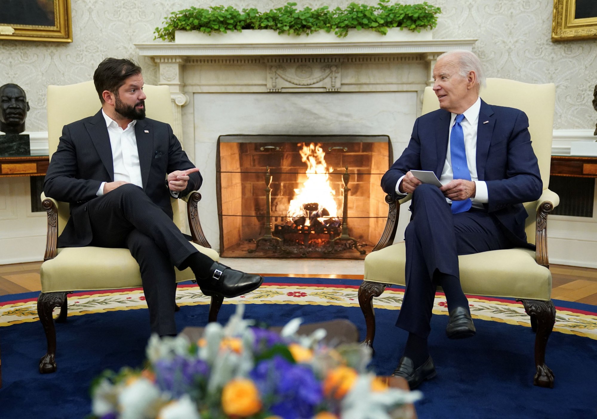 ΗΠΑ: Διάσταση απόψεων μεταξύ του προέδρου της Χιλής Γκ. Μπόριτς και του Τζο Μπάιντεν για την Γάζα