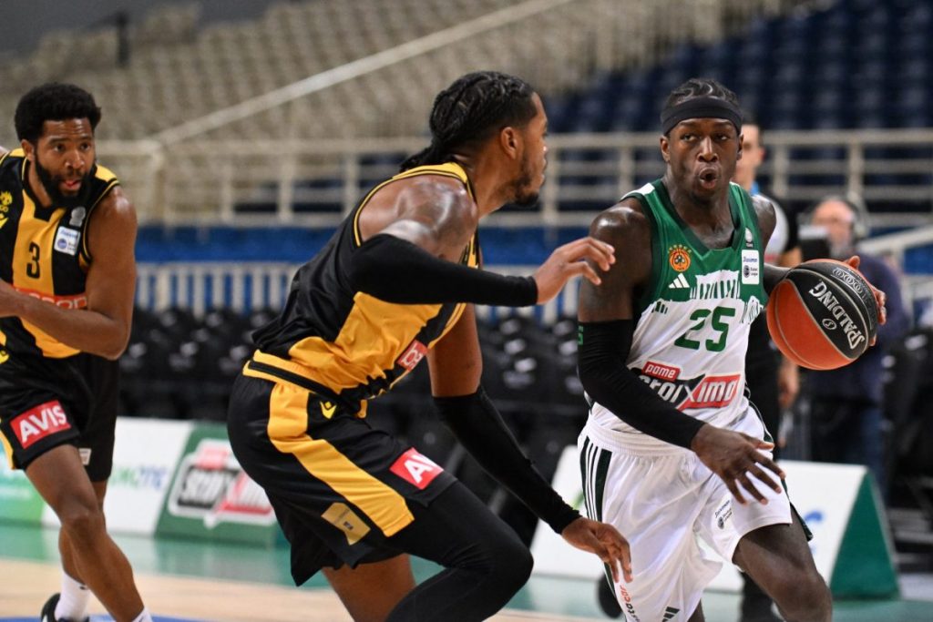 Παναθηναϊκός – ΑΕΚ 86-85: Ο Ναν έσωσε τους «πράσινους»