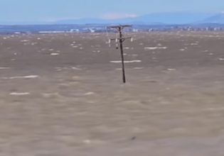 Λίμνη Κάρλα: Καλύπτει μέχρι και τα χωράφια το νερό