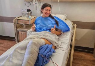 Εγχειρίστηκε στο γόνατο η Μαριέλλα Φασούλα (pic)