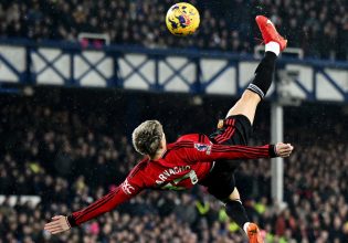 Έβερτον – Μάντσεστερ Γιουνάιτεντ 0-3: Τριάρα με highlight την γκολάρα του Γκαρνάτσο!