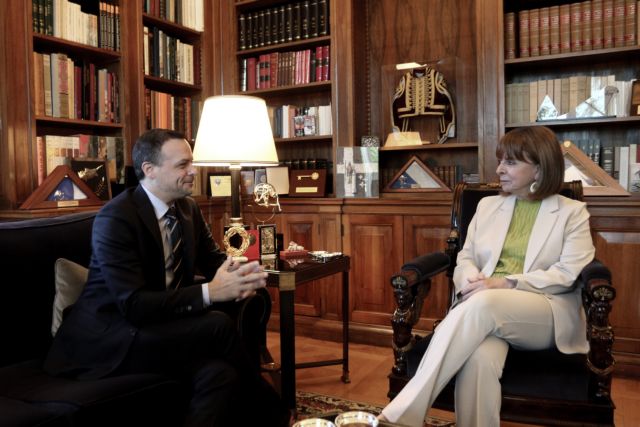 Συνάντηση της Προέδρου της Δημοκρατίας με τον νέο Δήμαρχο Αθηναίων