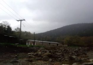 Κακοκαιρία: Ο Ασπροπόταμος «σάρωσε» τα πάντα στο πέρασμά του – Αποκλεισμένα χωριά στην Καλαμπάκα