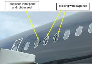 Βρετανία: Αεροπλάνο έκανε πτήση με δύο σπασμένα παράθυρα