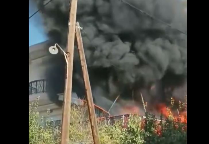 Αλεξανδρούπολη: Μεγάλη φωτιά από φιάλη υγραερίου σε διαμέρισμα - Δείτε βίντεο