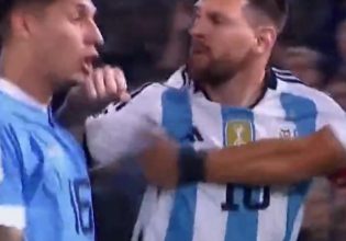 Ξέφυγε ο Μέσι: Έπιασε αντίπαλο από τον λαιμό! (vid)