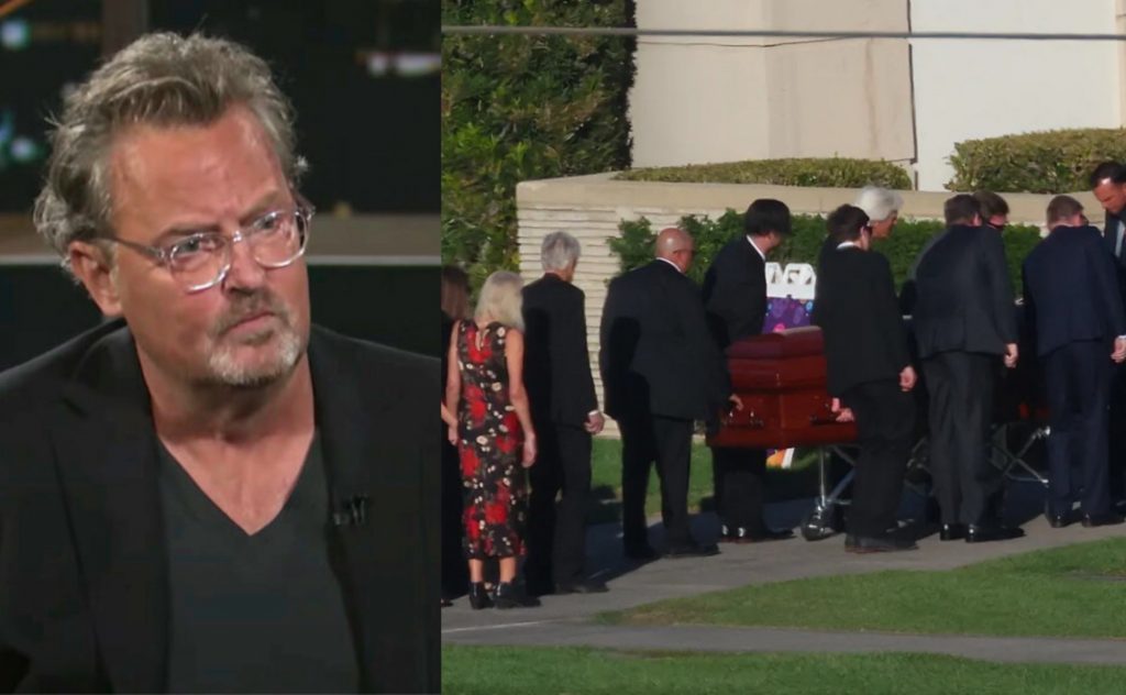 Μάθιου Πέρι: Στιγμιότυπα από την κηδεία του – Ποιοι έδωσαν το «παρών»