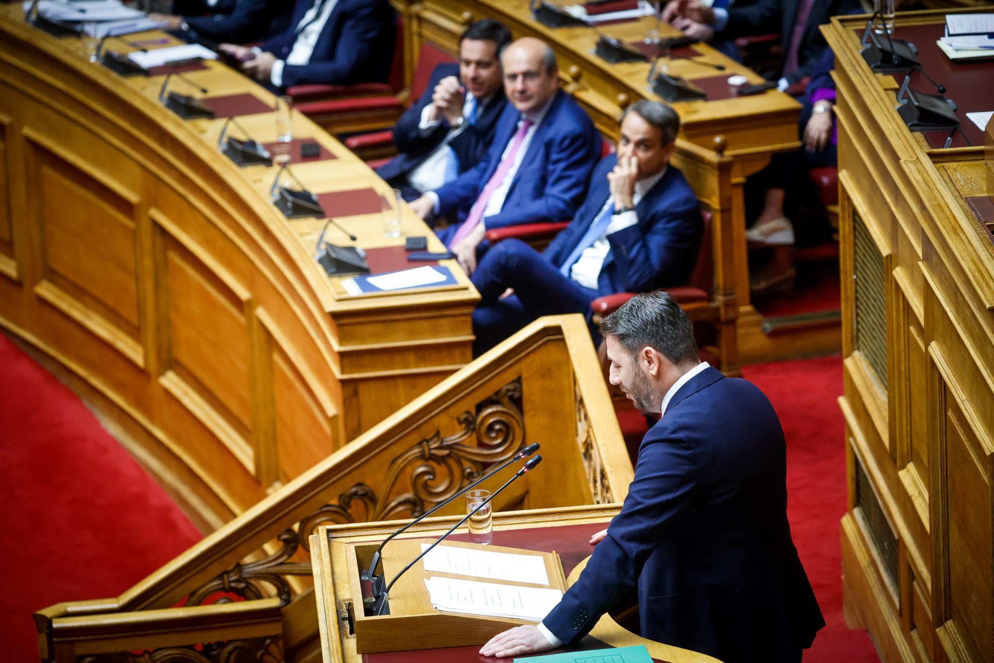Βουλή: Πεδίο αντιπαράθεσης το Μεσανατολικό για Μητσοτάκη - Ανδρουλάκη