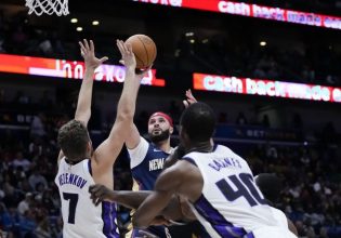 Πέλικανς – Κινγκς 117-112: Στα… ρηχά ο Βεζένκοφ στην ήττα του Σακραμέντο