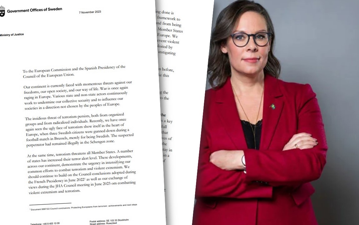 Τι τρέμει η Σουηδή υπουργός Μετανάστευσης - Η ανησυχητική επιστολή της στις Βρυξέλλες