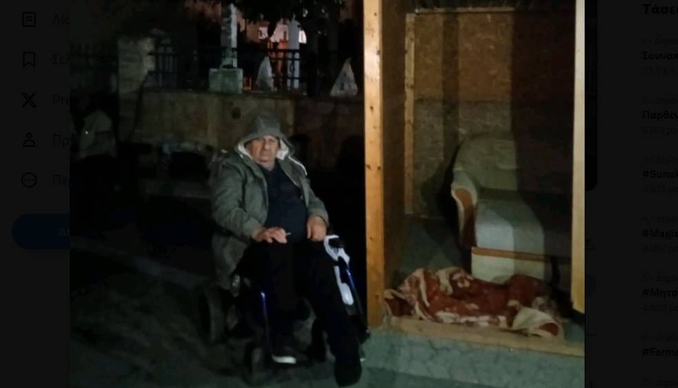 Εικόνες ντροπής με 82χρονο σε ξύλινη παράγκα μετά από έξωση