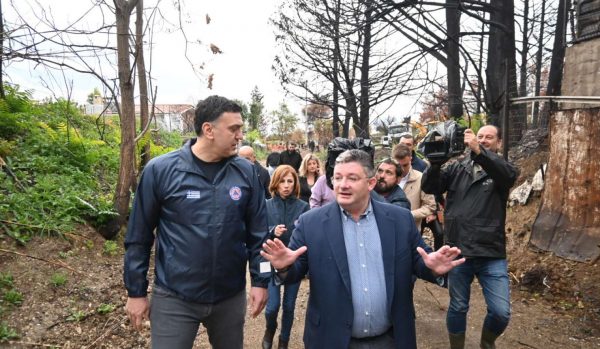 Επιθεωρήθηκε το ρέμα Αγίας Παρασκευής στο Δήμο Αχαρνών