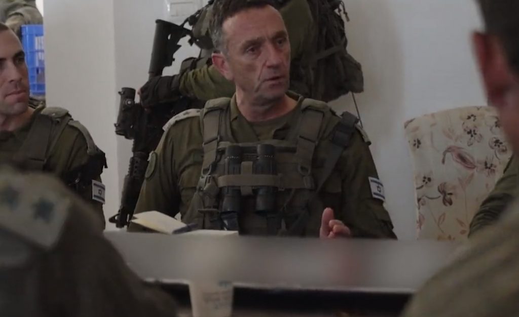 Ισραήλ: Στη Γάζα ο αρχηγός του στρατού για επιθεώρηση των στρατευμάτων – Βίντεο