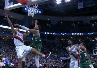 Μπακς – Μπλέιζερς 108-102: Επική ανατροπή των «ελαφιών» με τον Γιάννη να έχει τον τελευταίο λόγο (vid)