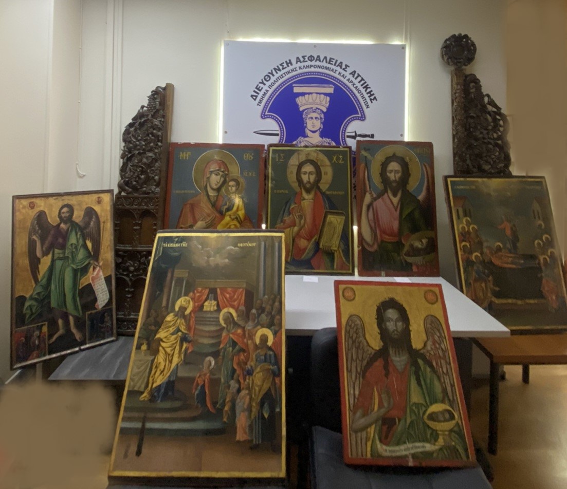 Γέρακας: Κλεμμένες εκκλησιαστικές εικόνες βρέθηκαν σε μονή της Αττικής