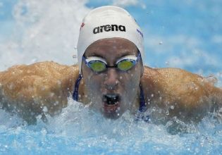 Χάλκινο μετάλλιο στα 100 μέτρα πεταλούδα για την Ντουντουνάκη