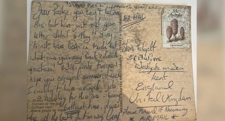 Αυστραλία: Καρτ ποστάλ έφτασε στον προορισμό του 42 χρόνια μετά - Άγνωστη η τύχη του παραλήπτη