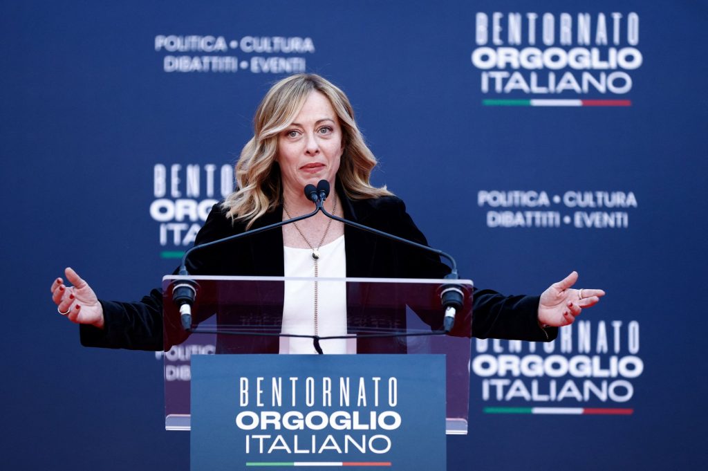 Τζόρτζια Μελόνι: «Θέλουμε να ανεβάσουμε την Ιταλία στο υψηλότερο σκαλί του βάθρου»