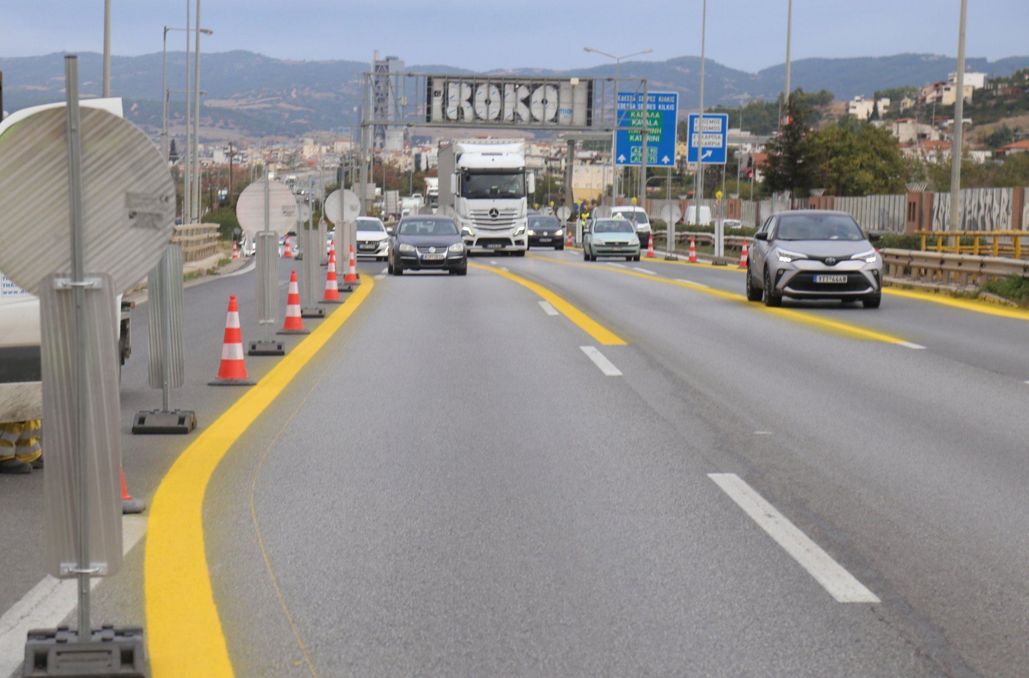Flyover: Κλείνει και άλλη λωρίδα στον περιφερειακό Θεσσαλονίκης - Πώς θα διεξάγεται η κυκλοφορία