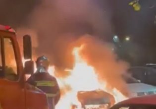 Πυρκαγιά σε αυτοκίνητο στη Θεσσαλονίκη – Κάηκε ολοσχερώς