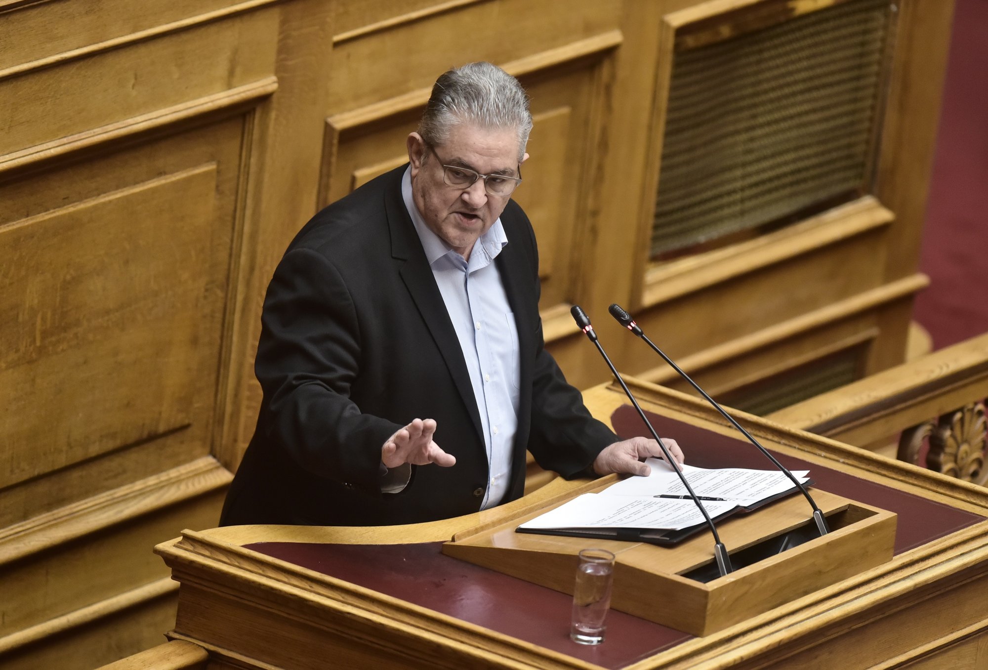 Βουλή: Δίκαια η οργή για το νέο φορολογικό νομοσχέδιο, τονίζει ο Κουτσούμπας
