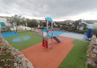 Συγκίνηση: Οι Αρκιοί έχουν πλέον παιδική χαρά για τον μοναδικό μαθητή του νησιού